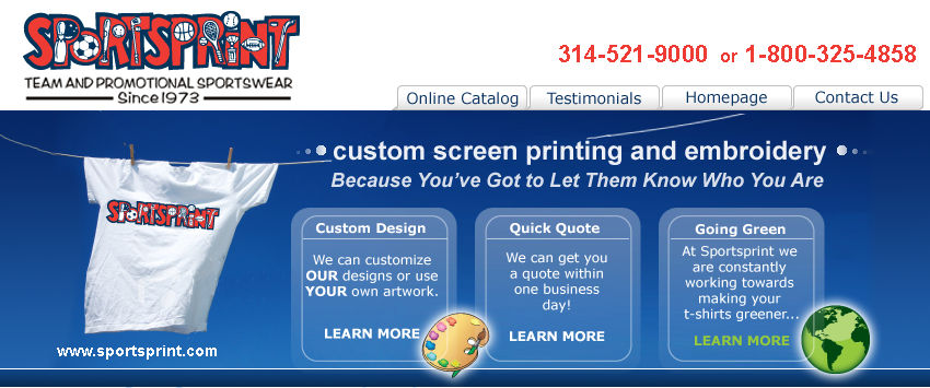 Sportsprint - Custom Screen Printing & Embroidery Since 1973